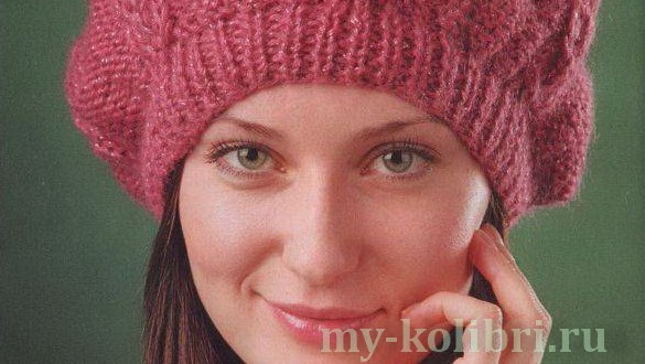 Схема узорами вязания шапки спицами Схема узорами вязания шапки спицами