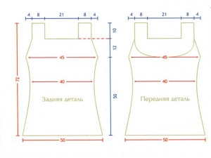 Пляжное платье крючком схемы